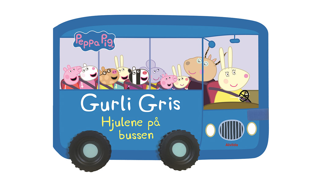 Gurli Gris - dansk version - sats og omslags design BogGrafisk