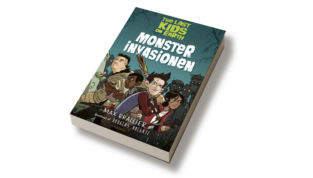 The Last kids on earth - monster invasionen - sats og omslags design BogGrafisk